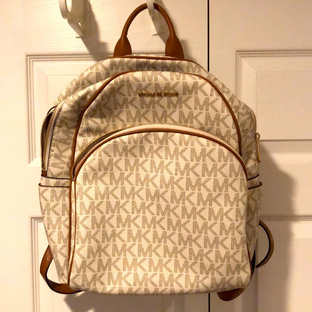 Abbey Medium Pebbled Leather Backpack